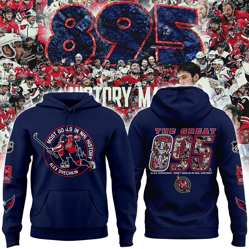 Alexander Ovechkin Washington Capitals All-Time Leading Goal Scorer Gr8 Hoodie Great Gifts For Ice Hockey Player
