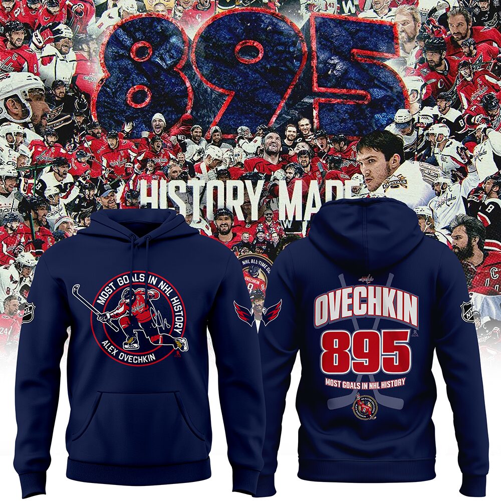 Alexander Ovechkin Washington Capitals All-Time Leading Goal Scorer Gr8 Hoodie Top Gifts For Ice Hockey Player