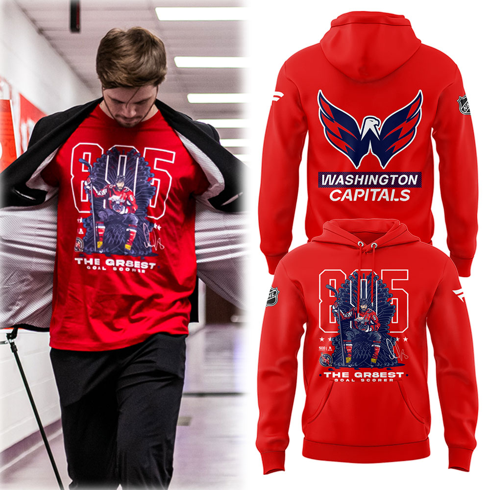 Alexander Ovechkin Washington Capitals The Gr8Est Goal Scorer Hoodie Good Gifts For Ice Hockey Players