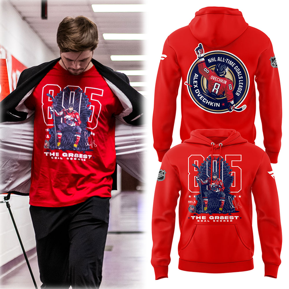 Alexander Ovechkin Washington Capitals The Gr8Est Goal Scorer Hoodie Senior Night Gifts For Ice Hockey Players
