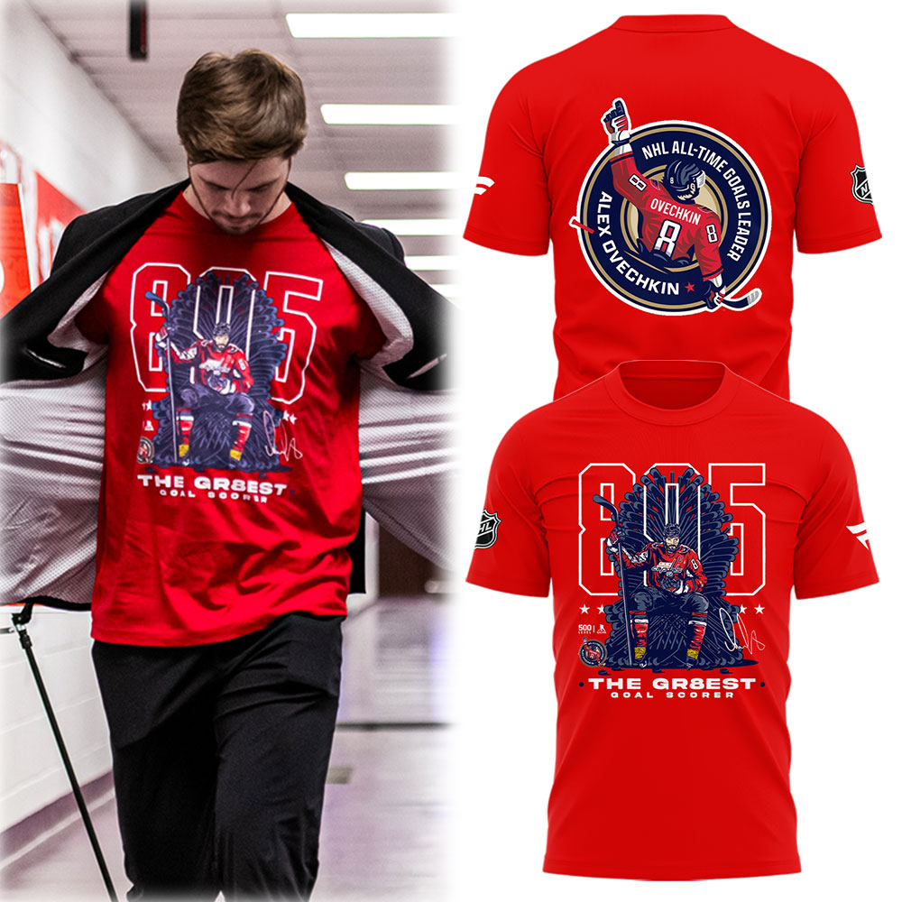 Alexander Ovechkin Washington Capitals The Gr8Est Goal Scorer T-Shirt Best Gifts For Ice Hockey Players Oregontrailrvpk Shirt