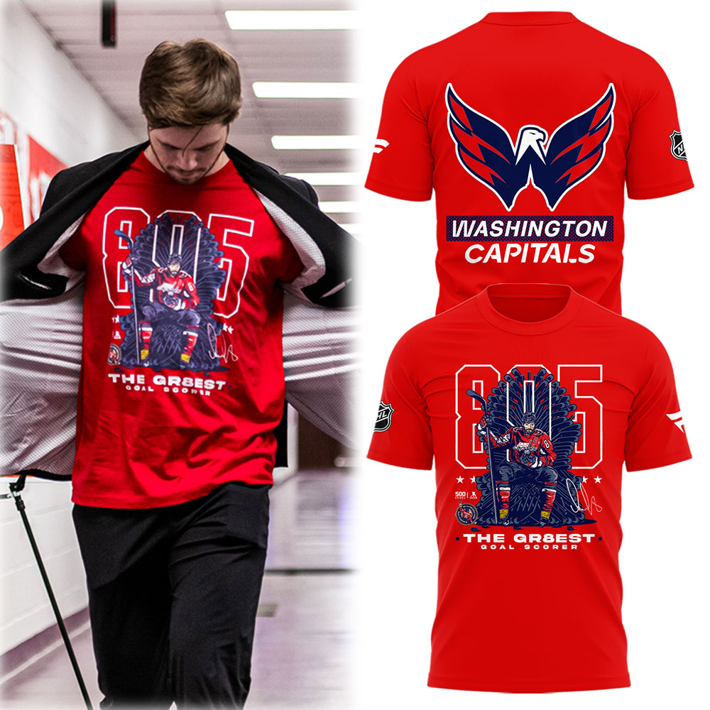 Alexander Ovechkin Washington Capitals The Gr8Est Goal Scorer T-Shirt Cool Gifts For Ice Hockey Players Oregontrailrvpk Shirt
