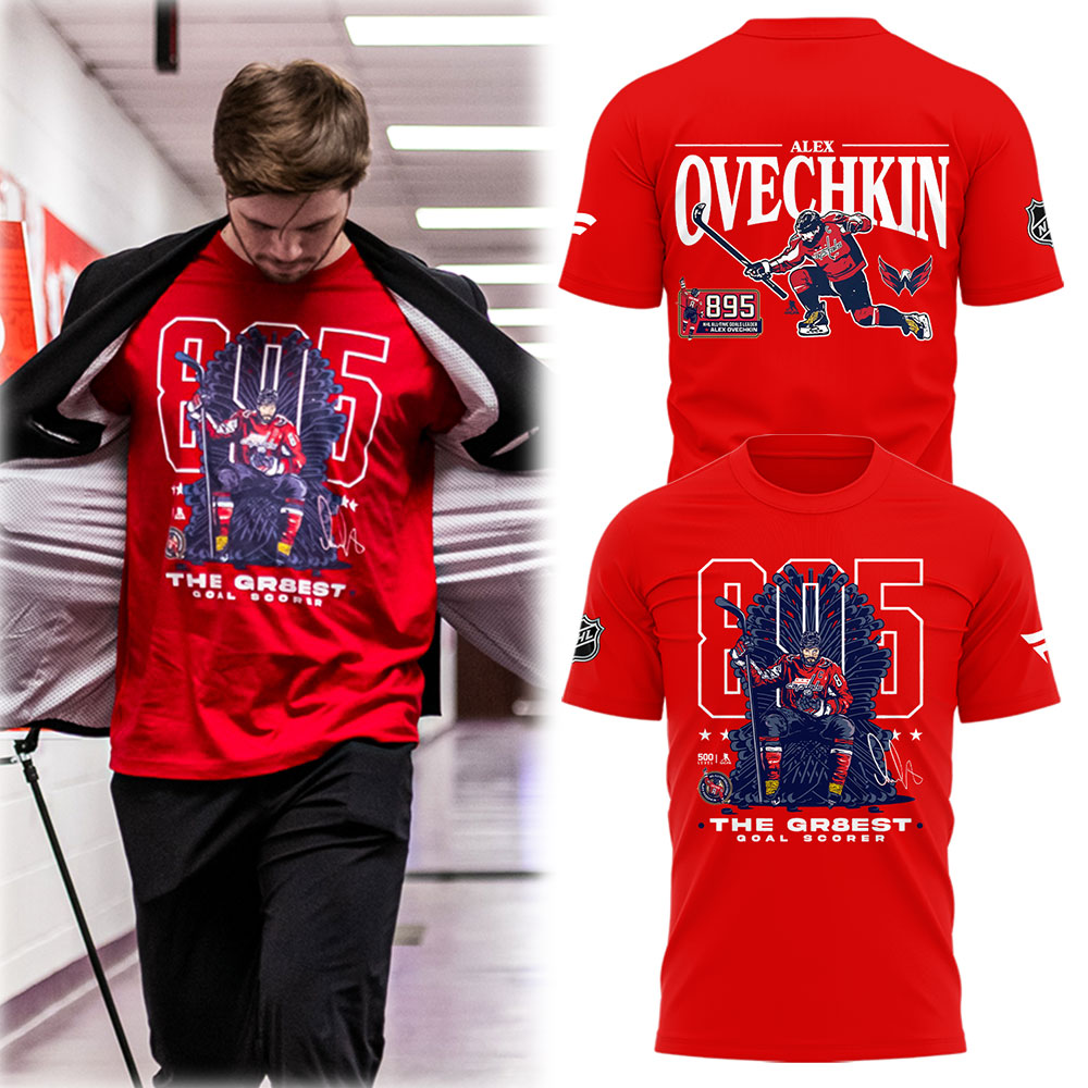 Alexander Ovechkin Washington Capitals The Gr8Est Goal Scorer T-Shirtenior Gifts For Ice Hockey Players Oregontrailrvpk Shirt