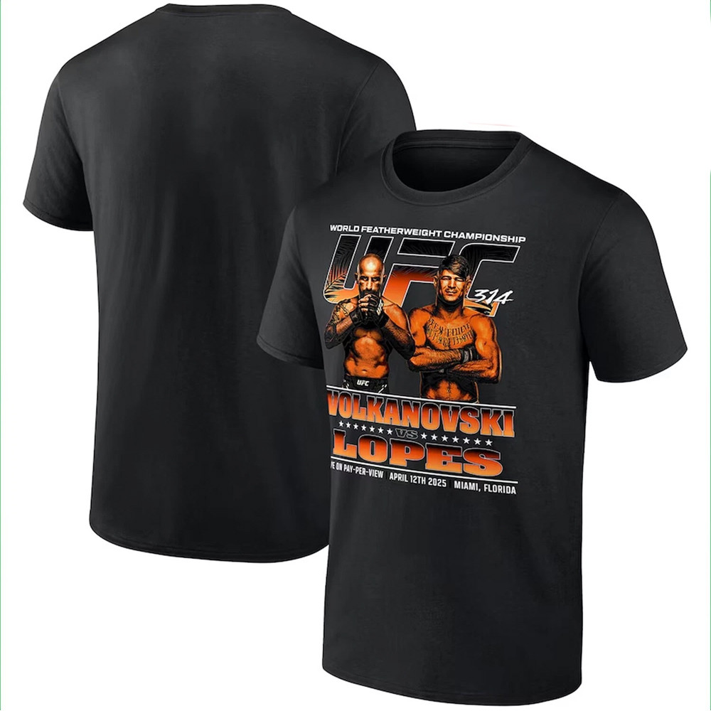 Alexander Volkanovski vs Diego Lopes UFC 314 T-Shirt Oregontrailrvpk Shirt
