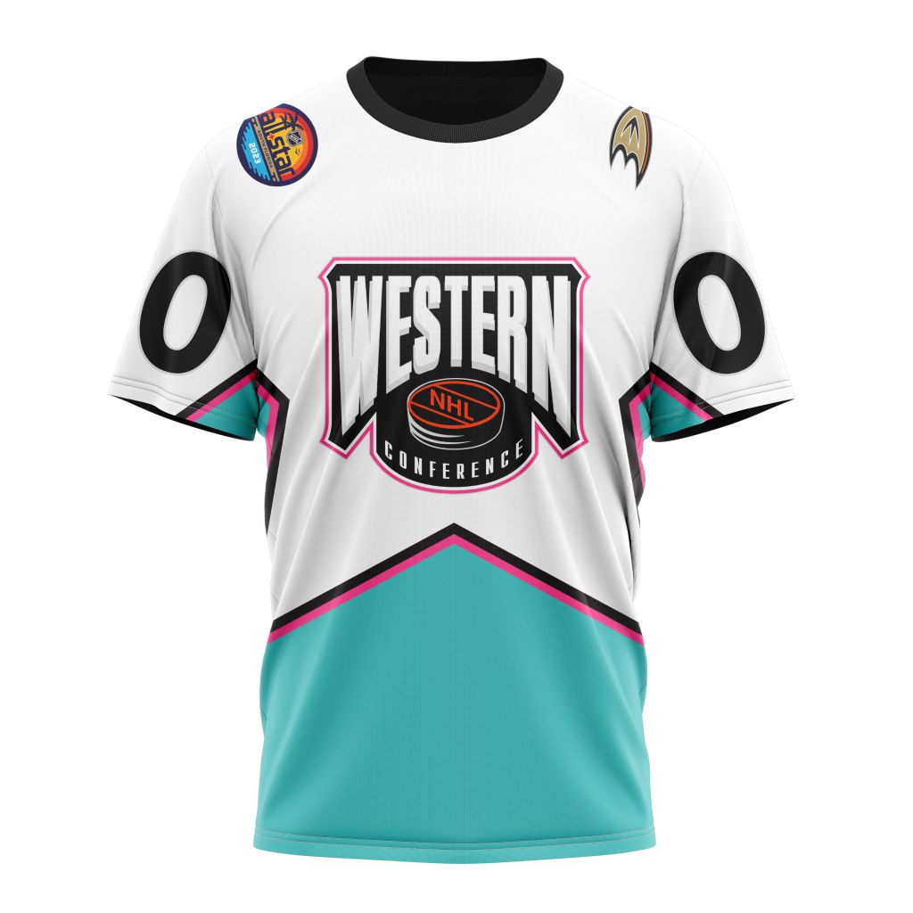 Anaheim Ducks All-Star Western Conference 2023 Personalized Name And Number T-Shirt Oregontrailrvpk Shirt