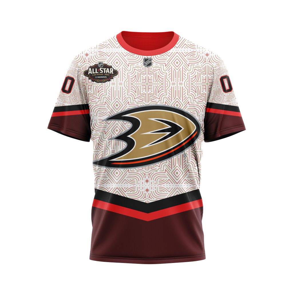 Anaheim Ducks All Star With Vegas Concepts Personalized Name And Number T-Shirt Oregontrailrvpk Shirt