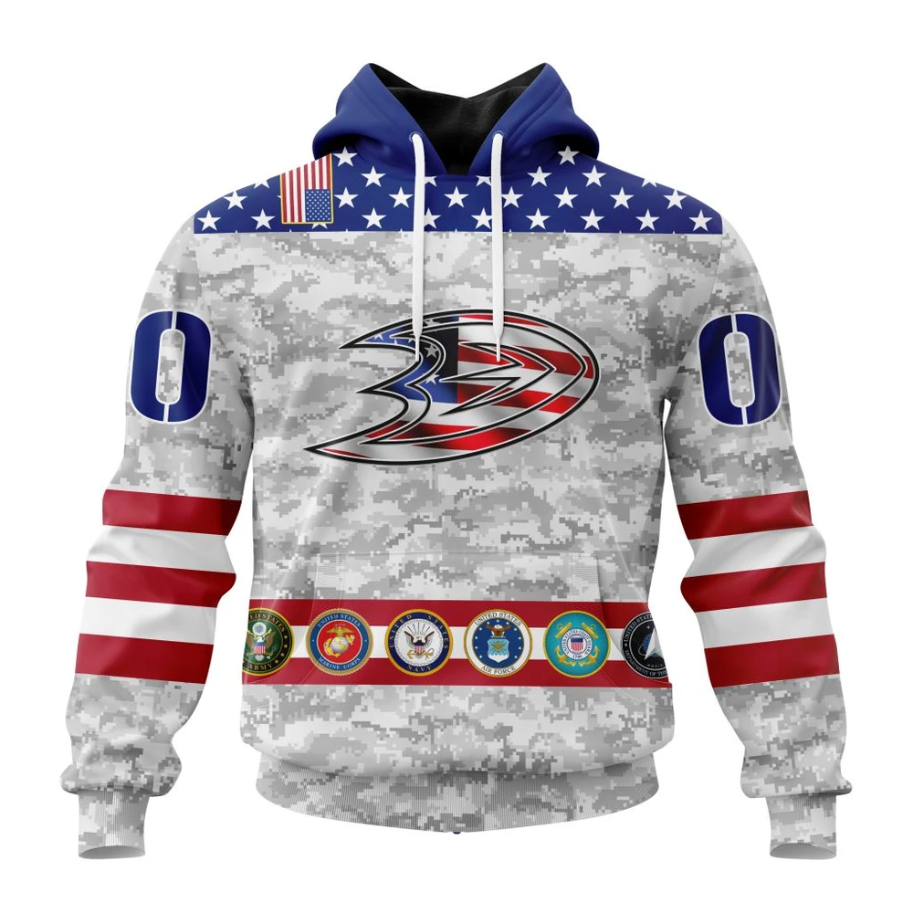 Anaheim Ducks Armed Forces Appreciation All Over Print Hoodie Style 56704