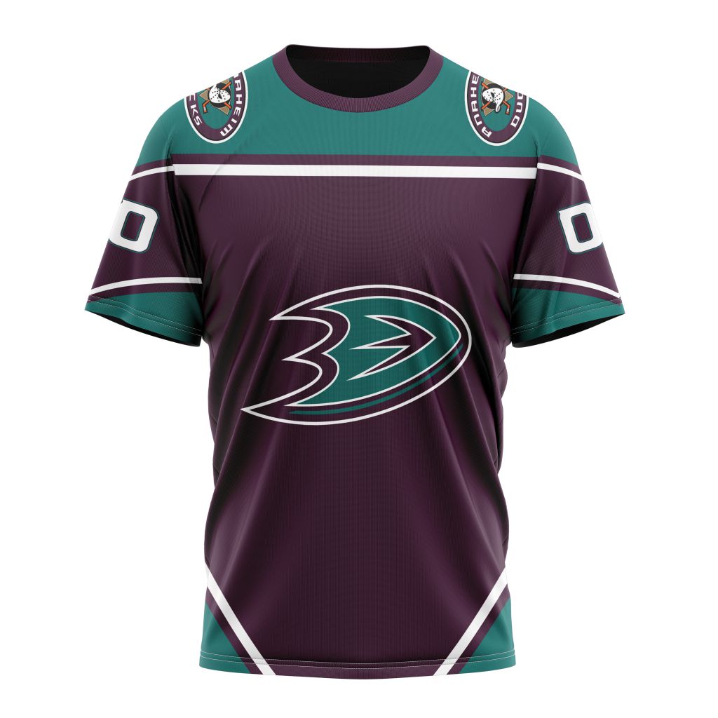 Anaheim Ducks Personalized Alternate Concepts Kits 01 Personalized Name And Number T-Shirt Oregontrailrvpk Shirt