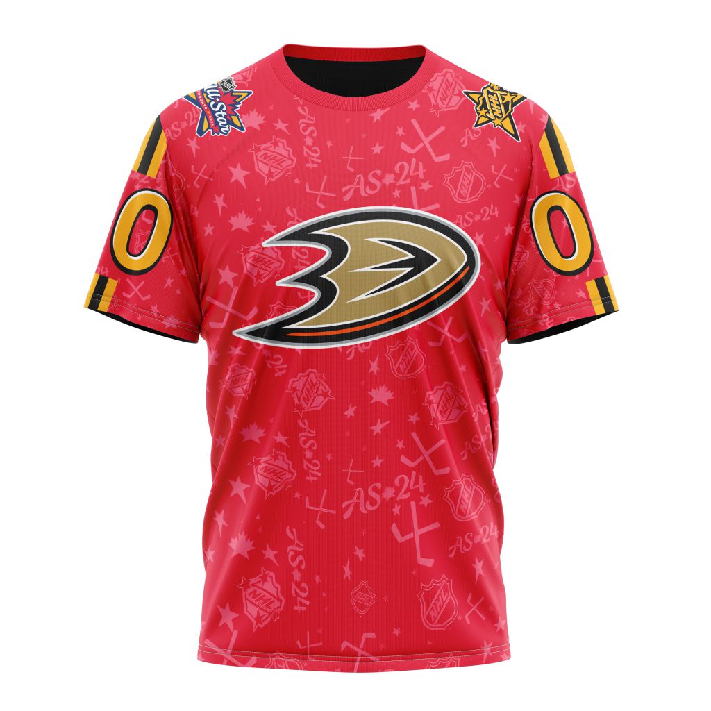 Anaheim Ducks Special 2024 All-Star Game Design 01 Personalized Name And Number T-Shirt Oregontrailrvpk Shirt