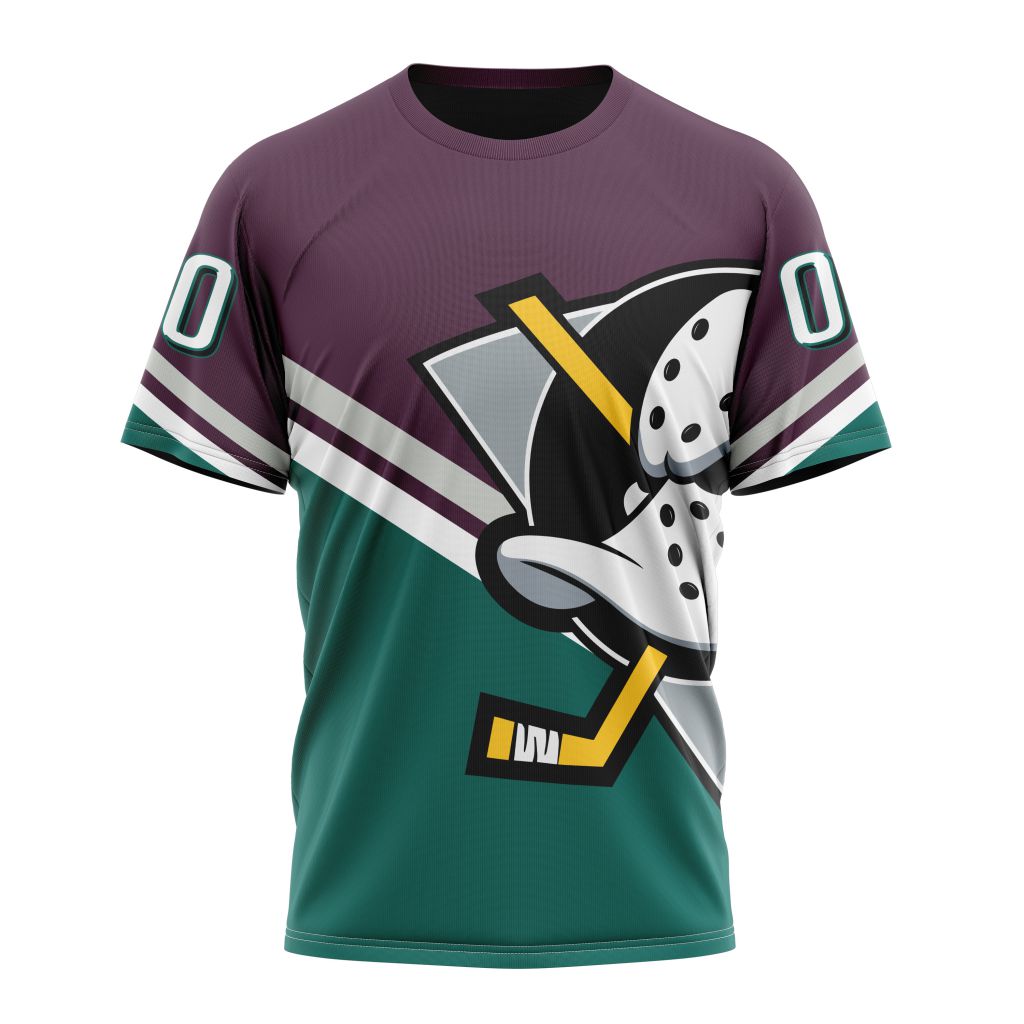Anaheim Ducks Special Bold Design 02 Personalized Name And Number T-Shirt Oregontrailrvpk Shirt