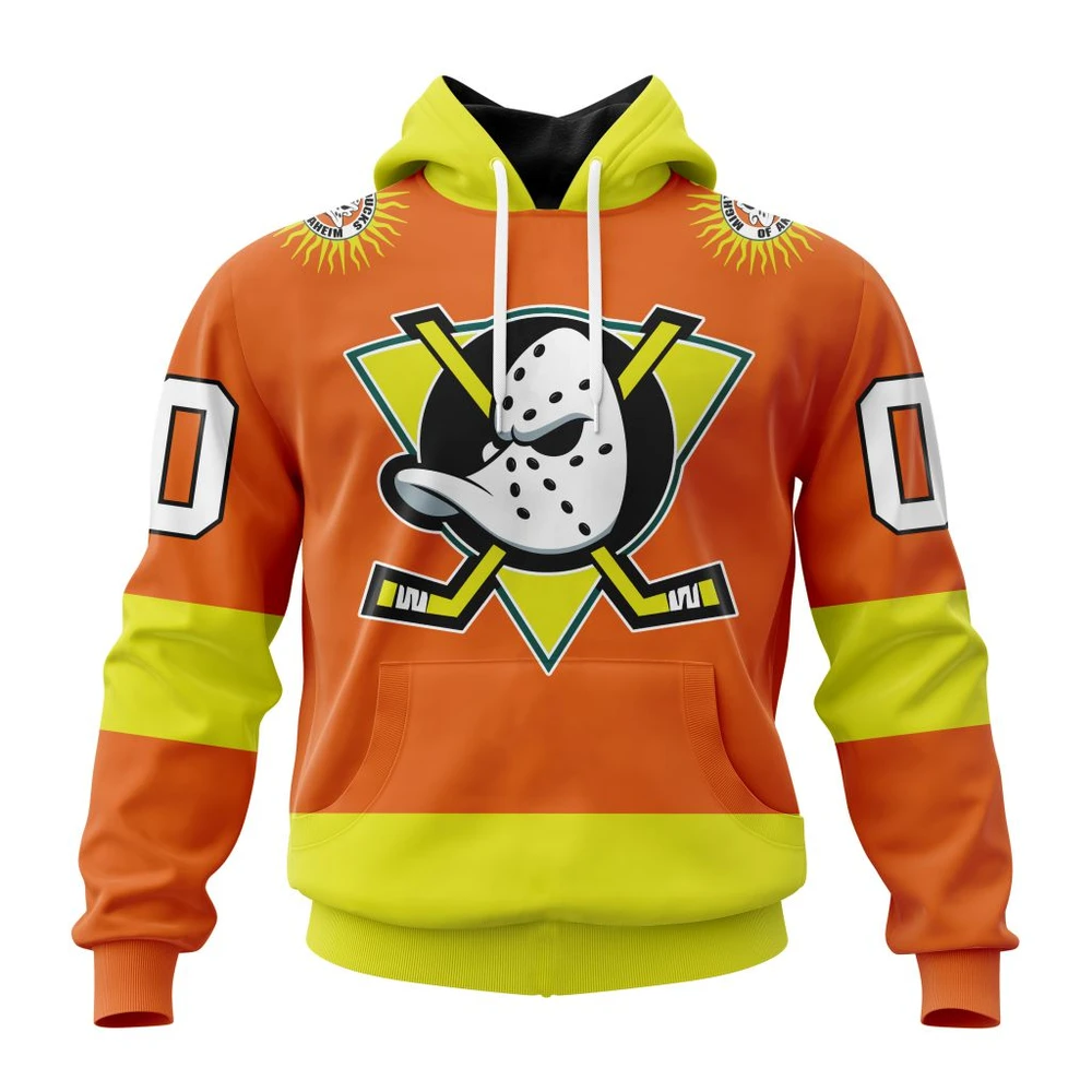 Anaheim Ducks Special City Connect Design All Over Print Hoodie Style 88186