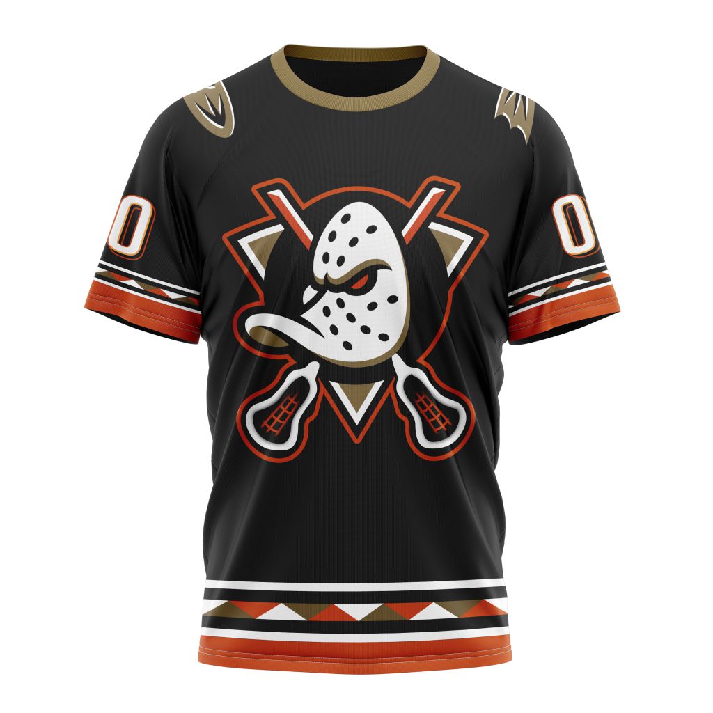 Anaheim Ducks Special Indigenous Design Personalized Name And Number T-Shirt Oregontrailrvpk Shirt