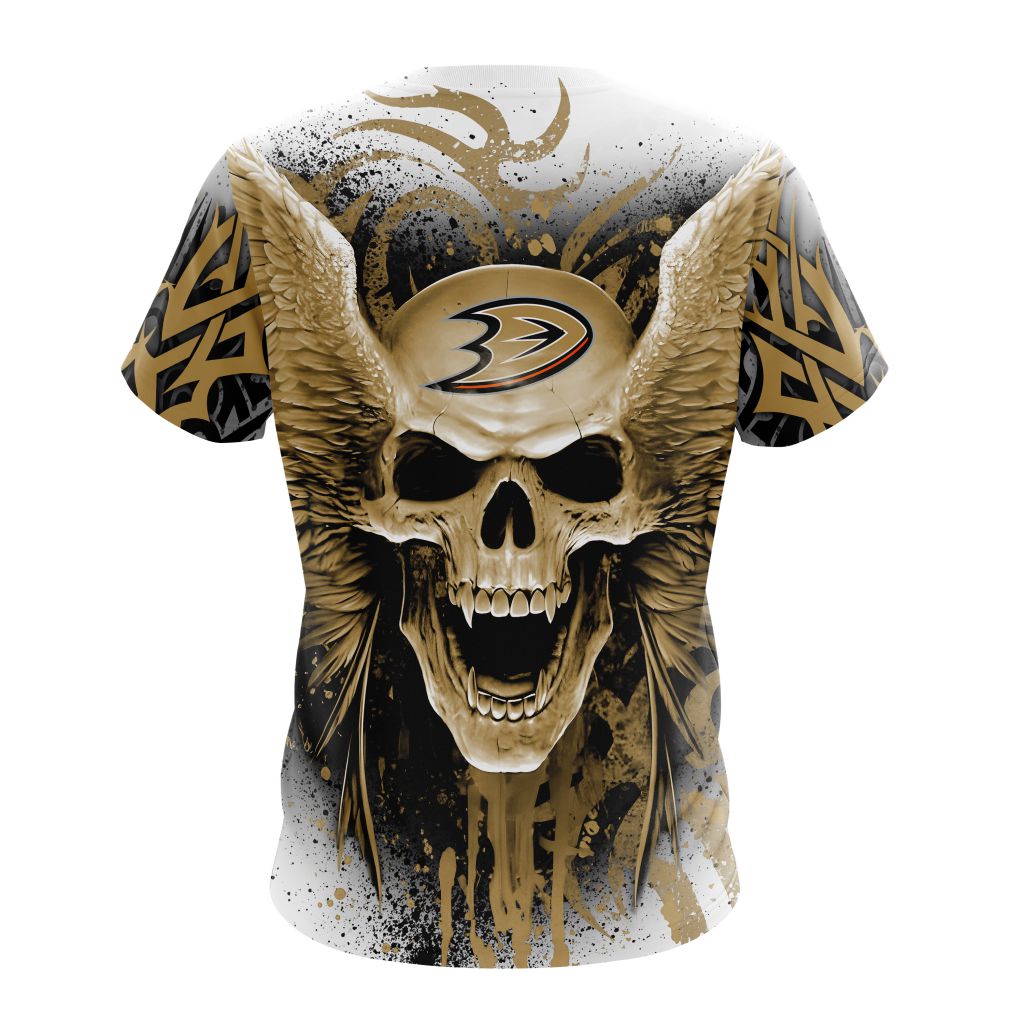 Anaheim Ducks Special Kits With Skull Art T-Shirt Oregontrailrvpk Shirt