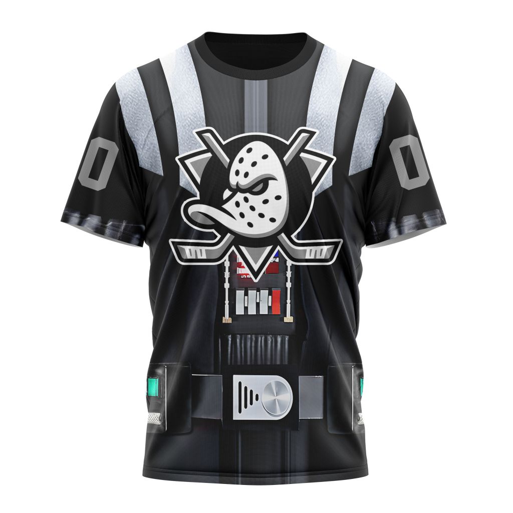 Anaheim Ducks Special Star Wars Darth Vader Design 01 Personalized Name And Number T-Shirt Oregontrailrvpk Shirt