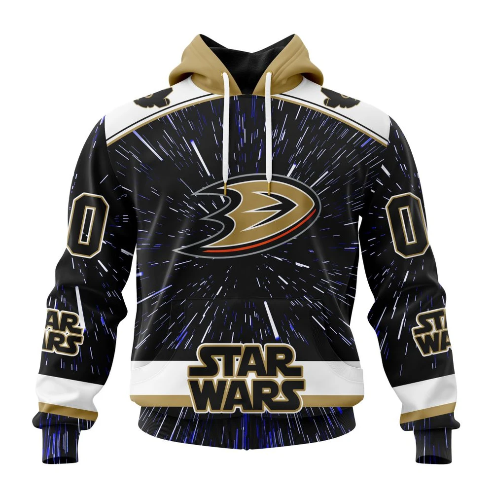 Anaheim Ducks Special Star Wars Design All Over Print Hoodie Style 30838
