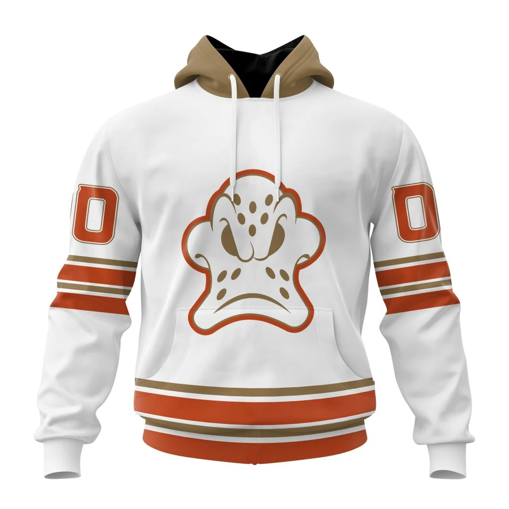 Anaheim Ducks Special Whiteout Design All Over Print Hoodie Style 53224