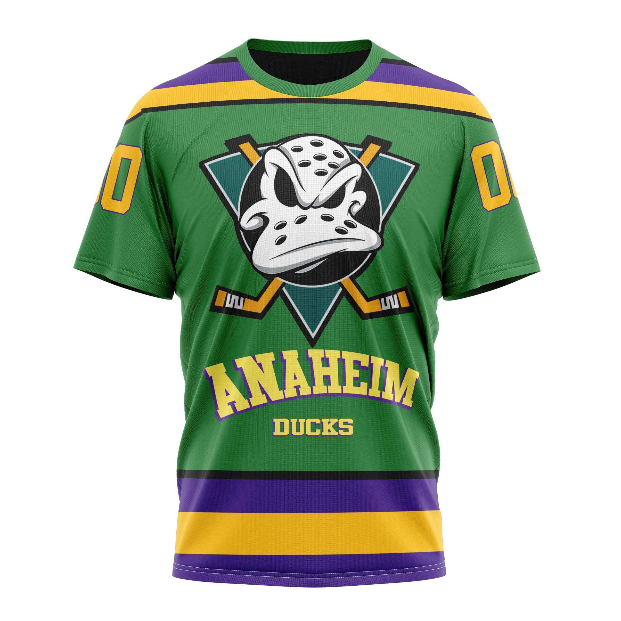 Anaheim Ducks Specialized Design X The Mighty Ducks Personalized Name And Number T-Shirt Oregontrailrvpk Shirt