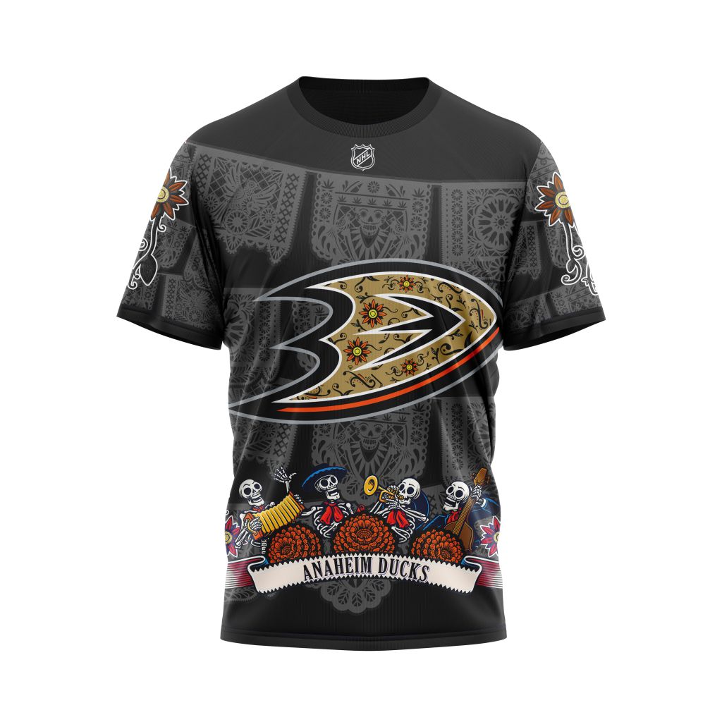 Anaheim Ducks Specialized Heritage Kits Personalized Name And Number T-Shirt Oregontrailrvpk Shirt