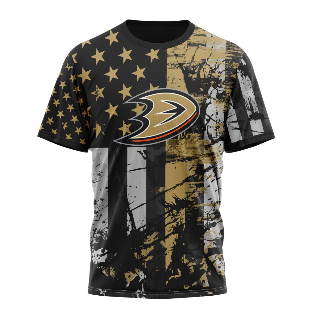 Anaheim Ducks Specialized Jersey For America Personalized Name And Number T-Shirt Oregontrailrvpk Shirt