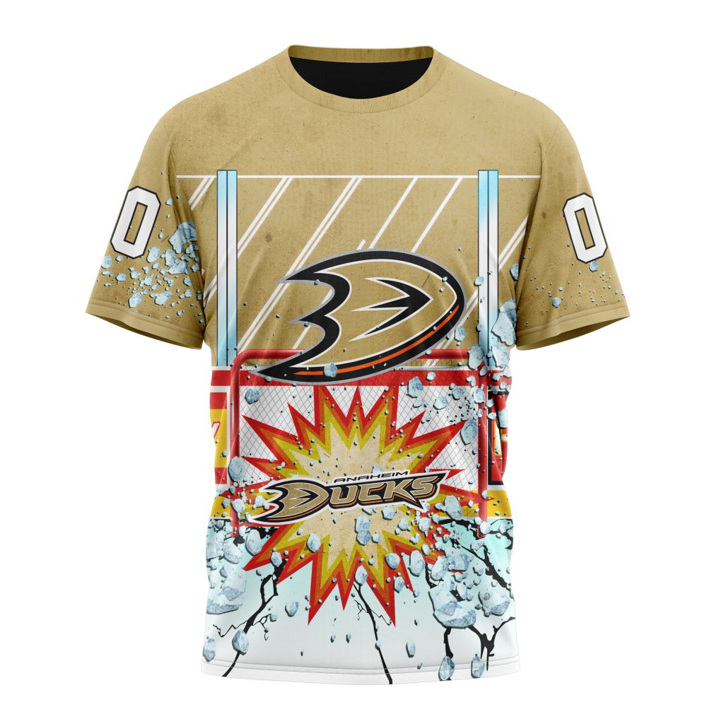 Anaheim Ducks Specialized Jersey With Ice Hockey Arena Personalized Name And Number T-Shirt Oregontrailrvpk Shirt