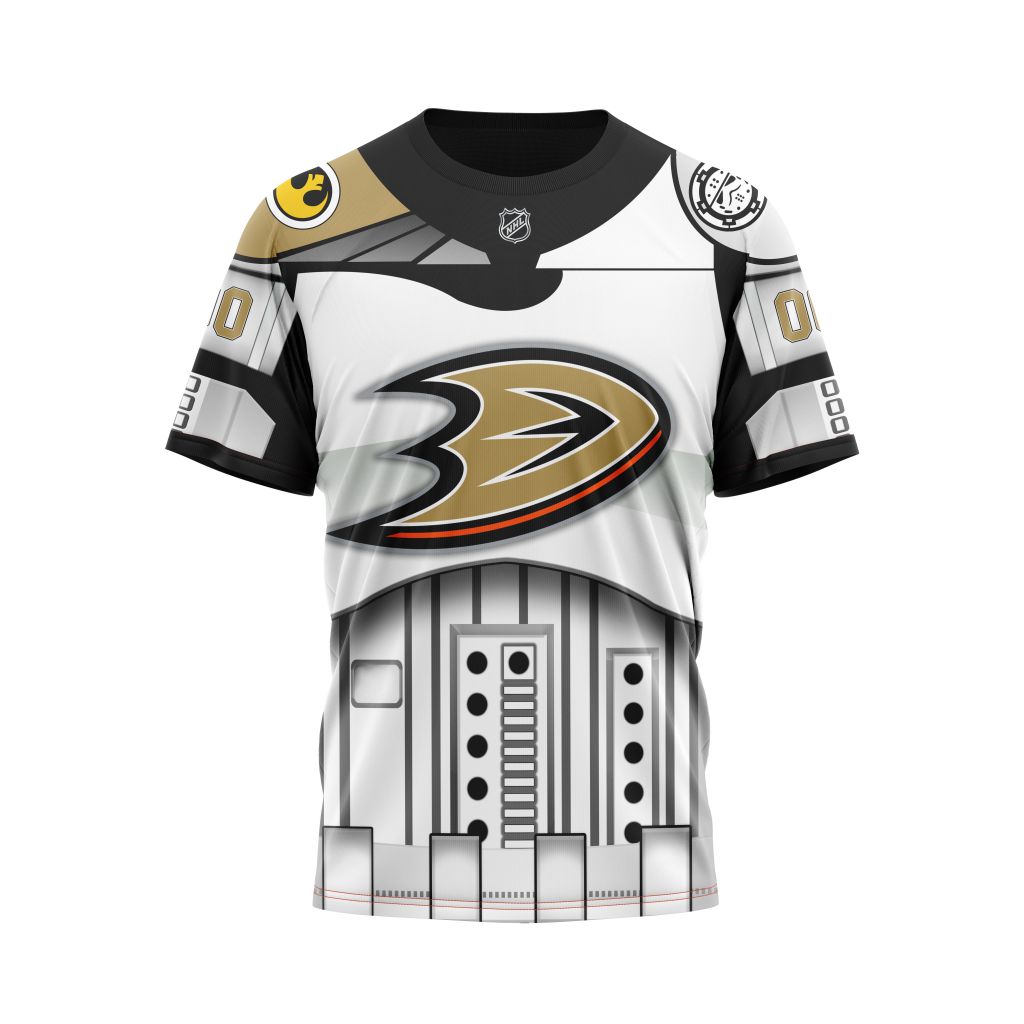 Anaheim Ducks Specialized Star Wars May The 4th Be With You Personalized Name And Number T-Shirt Oregontrailrvpk Shirt