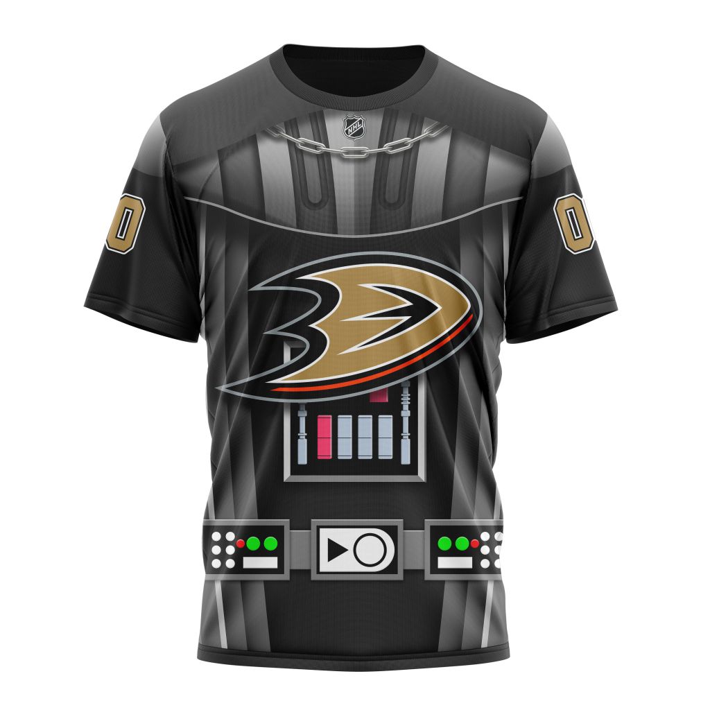 Anaheim Ducks Specialized Star Wars May The 4th Be With You Personalized Name And Number T-Shirt Oregontrailrvpk Shirt