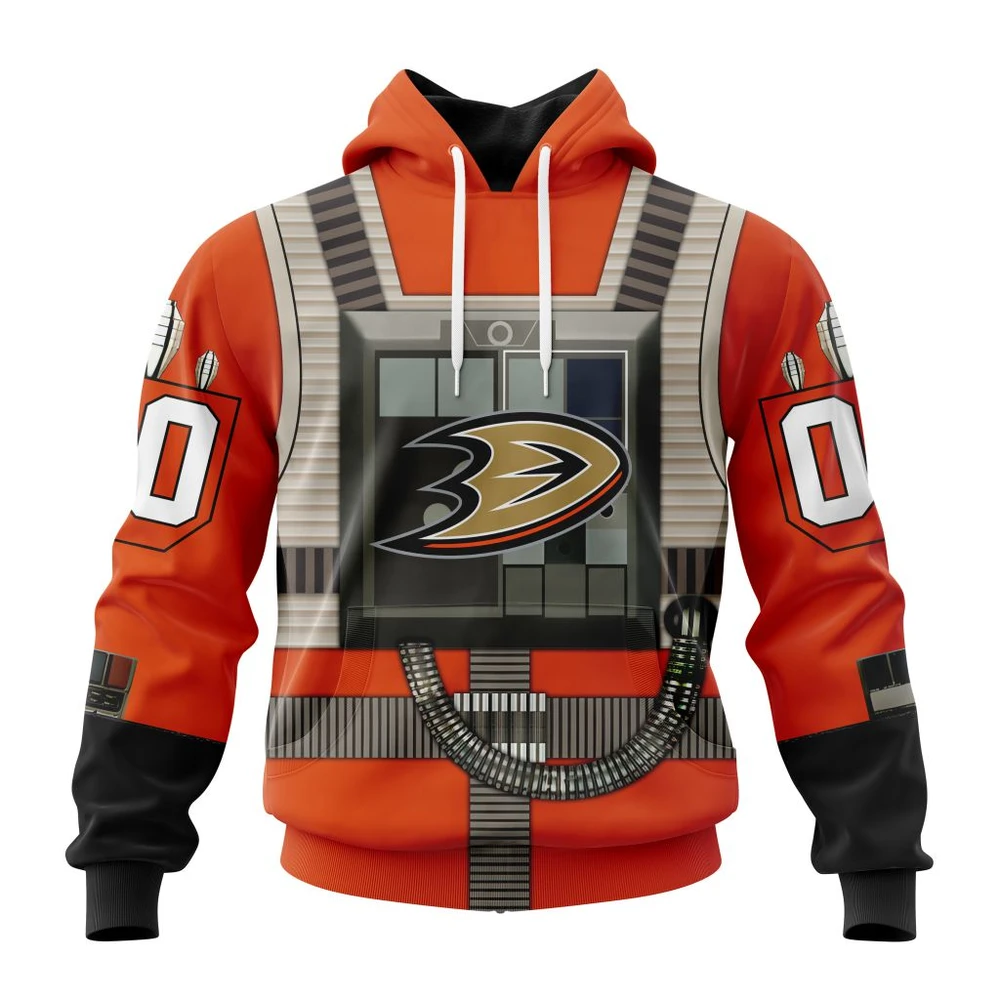 Anaheim Ducks Star Wars Rebel Pilot Design All Over Print Hoodie Style 59055