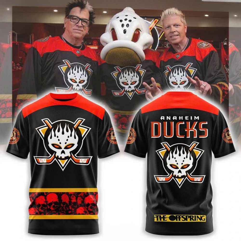 Anaheim Ducks x Offspring Special T-Shirt For Hockey Fan Oregontrailrvpk Shirt