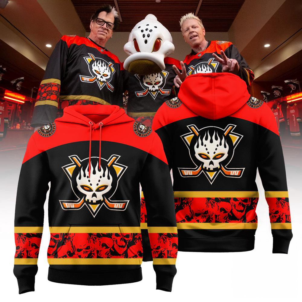 Anaheim Ducks x The Offspring 2025 Hoodie Best Gifts For Hockey Lovers