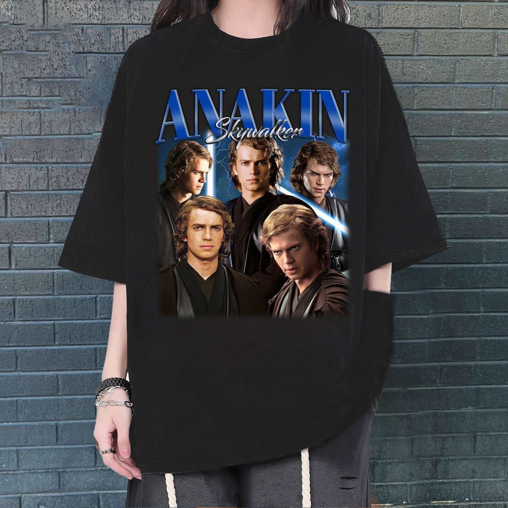 Anakin Skywalker T-Shirt Hip Hop Graphic Anakin Skywalker Shirt Oregontrailrvpk Shirt