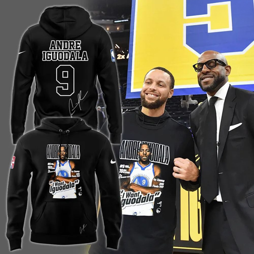 Andre Iguodala Signature #9 New Special Hoodie Gift Ideas For Basketball Lovers