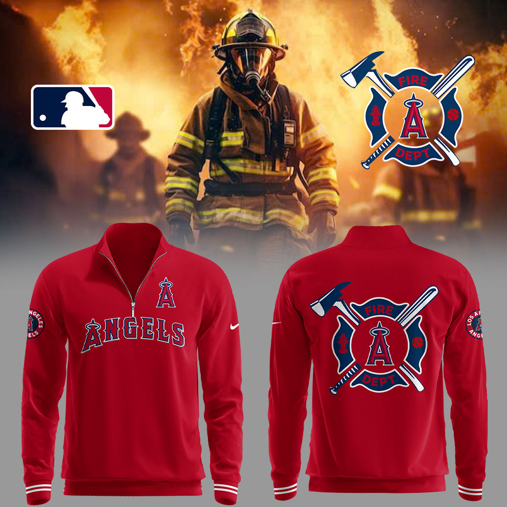 Angels x Firefighter Appreciation Night Zip Sweatshirt