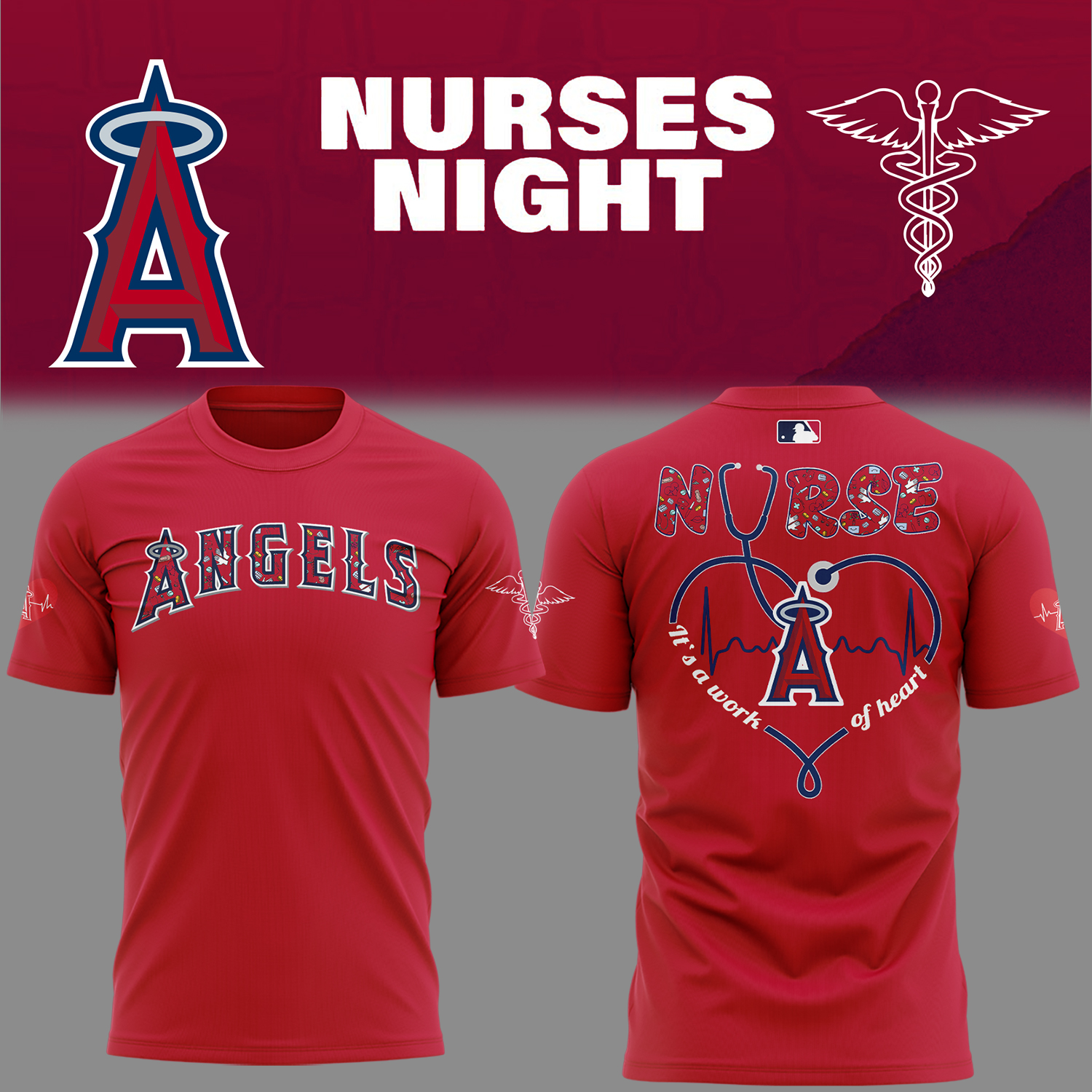Angles Baseball Nurses Night T-Shirt For Baseball Players Baseball Coach Gift Ideas Oregontrailrvpk Shirt