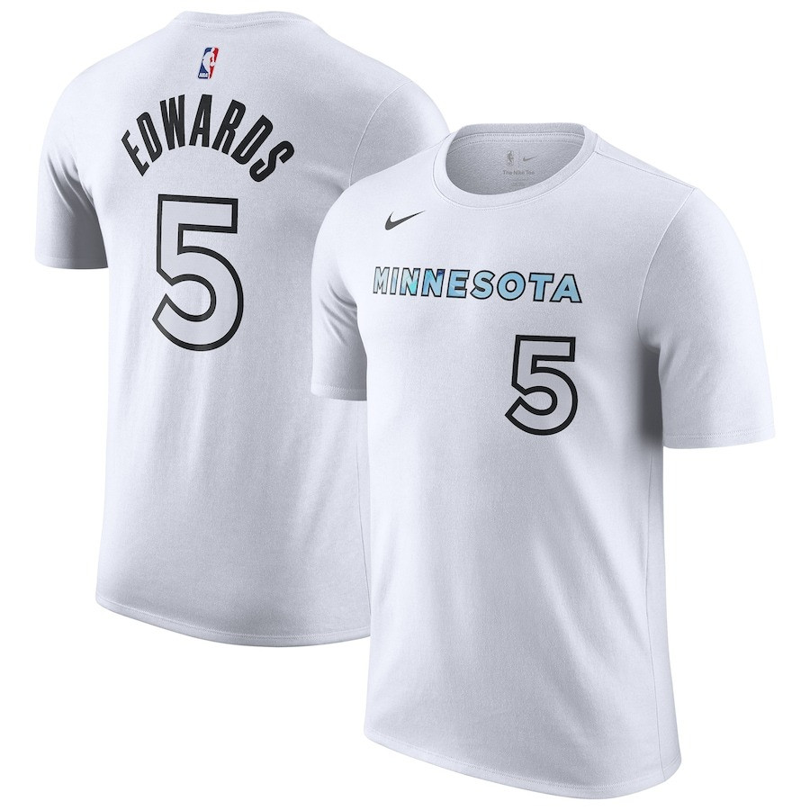 Anthony Edwards T-Shirt Minnesota Timberwolves Nike 2024 25 City Name And Number Fan Merch Oregontrailrvpk Shirt