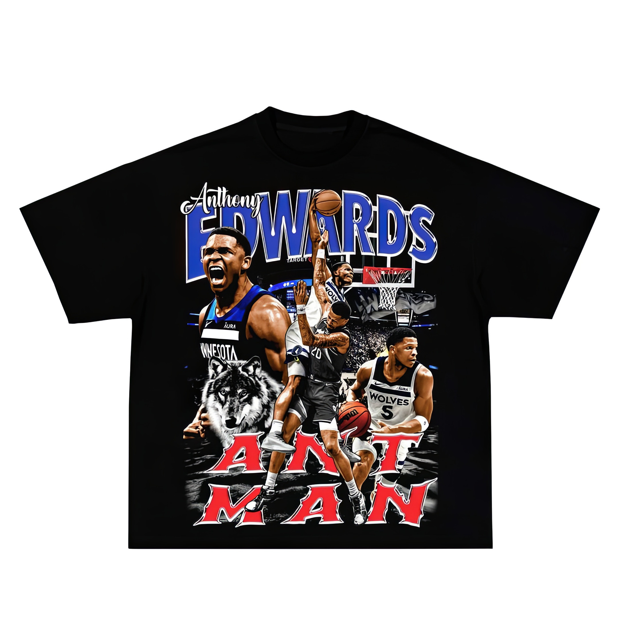 Antman Anthony Edwards T-Shirt Best Gifts For Basketball Lovers Oregontrailrvpk Shirt