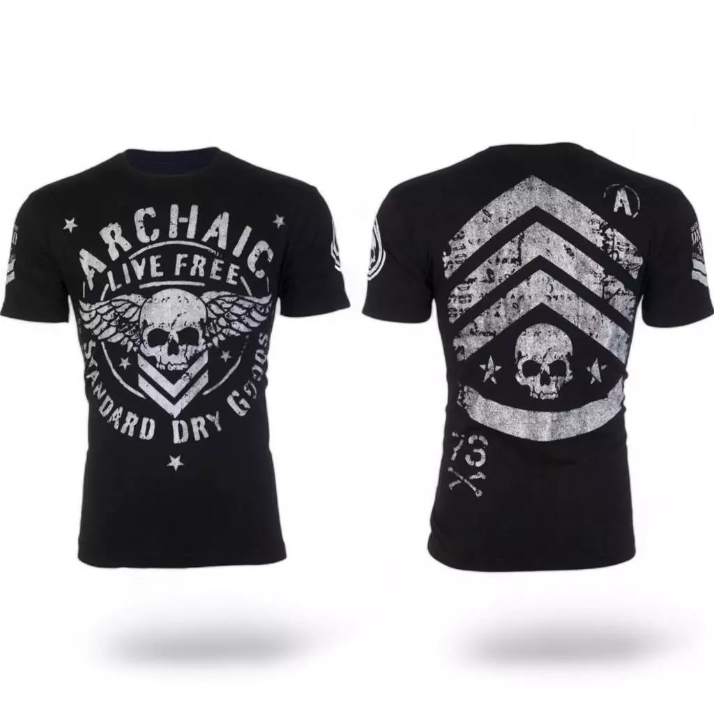 Archaic By Affliction Strong Crest T-Shirt Best Gift For Father Oregontrailrvpk Shirt