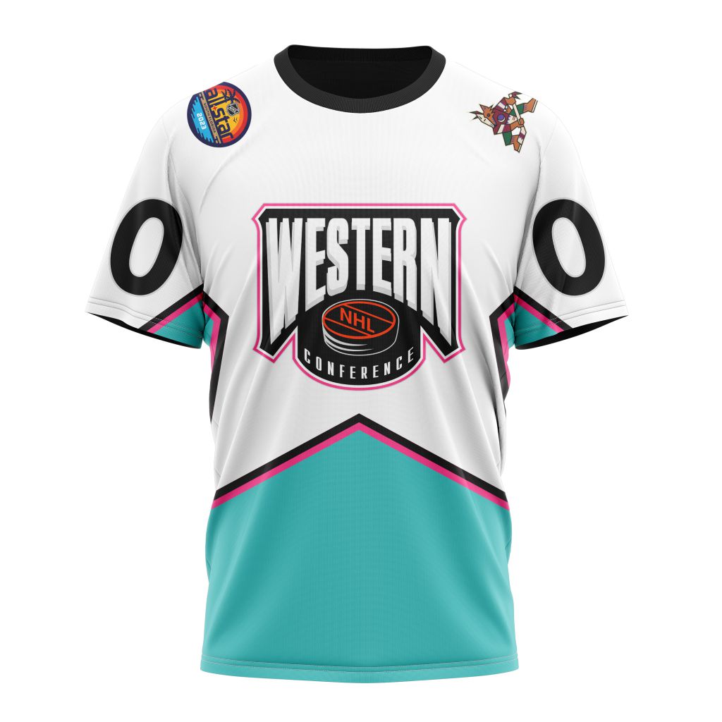 Arizona Coyotes All-Star Western Conference 2023 Personalized Name And Number T-Shirt Oregontrailrvpk Shirt