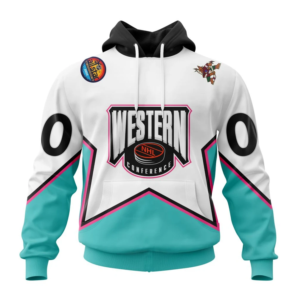 Arizona Coyotes All-Star Western Conference All Over Print Hoodie Style 60192