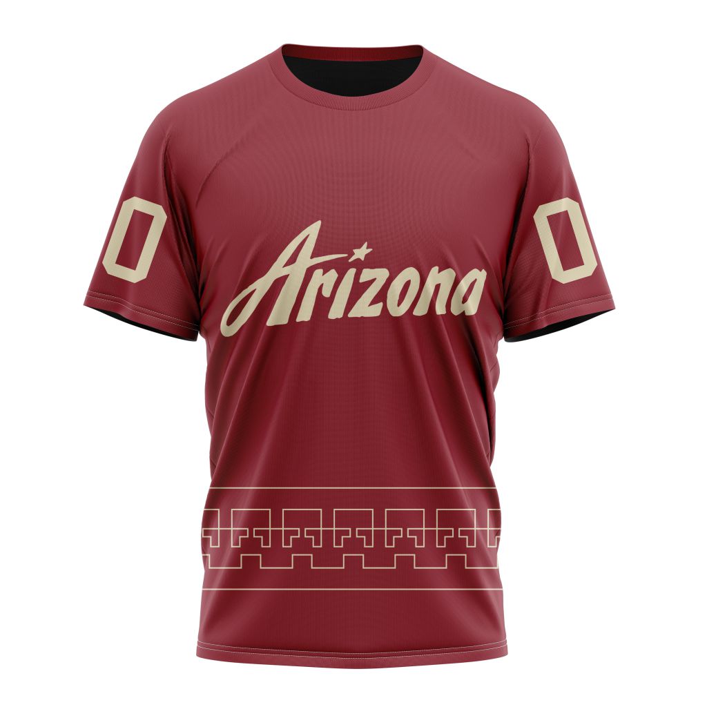 Arizona Coyotes Desert Night 2023 Personalized Name And Number T-Shirt Oregontrailrvpk Shirt
