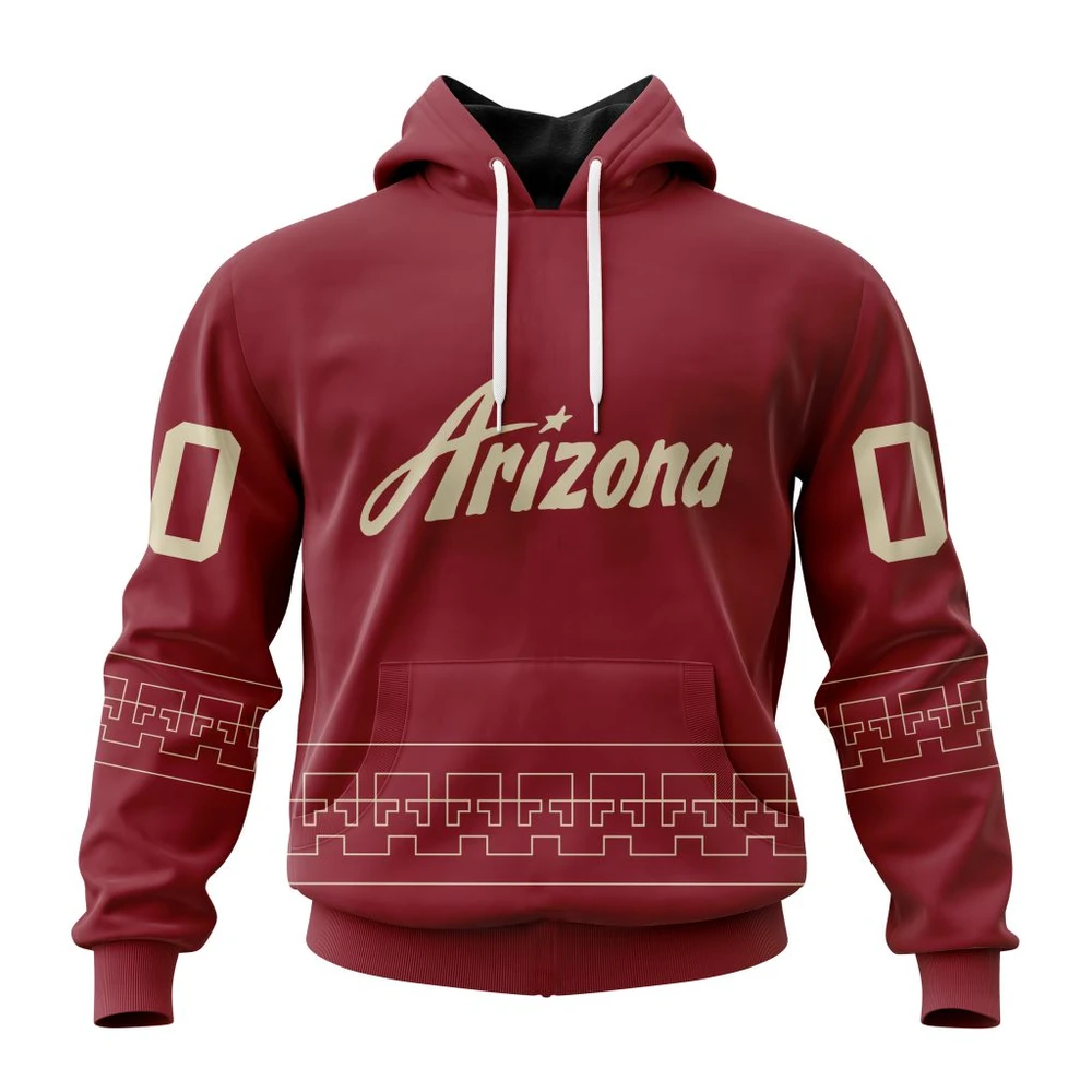Arizona Coyotes Desert Night All Over Print Hoodie Style 63505