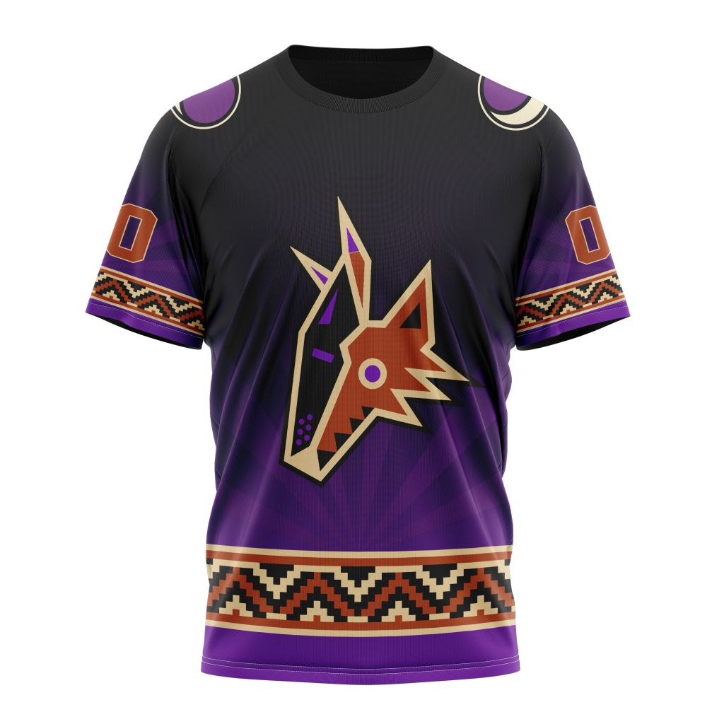 Arizona Coyotes Personalized Alternate Concepts Kits 01 Personalized Name And Number T-Shirt Oregontrailrvpk Shirt