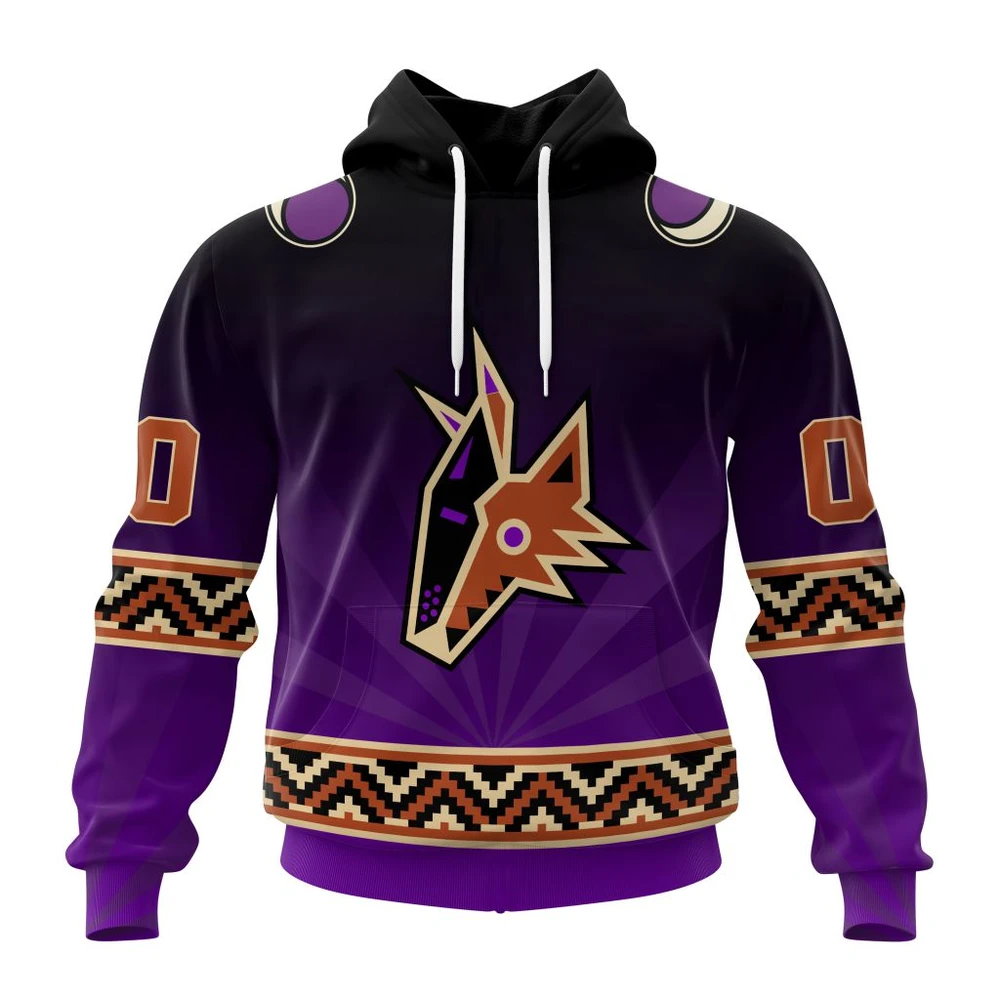 Arizona Coyotes Personalized Alternate Concepts Kits All Over Print Hoodie Style 61711