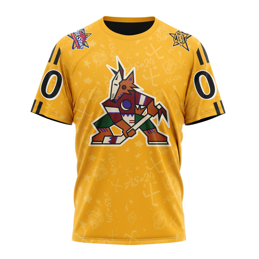 Arizona Coyotes Special 2024 All-Star Game Design 01 Personalized Name And Number T-Shirt Oregontrailrvpk Shirt