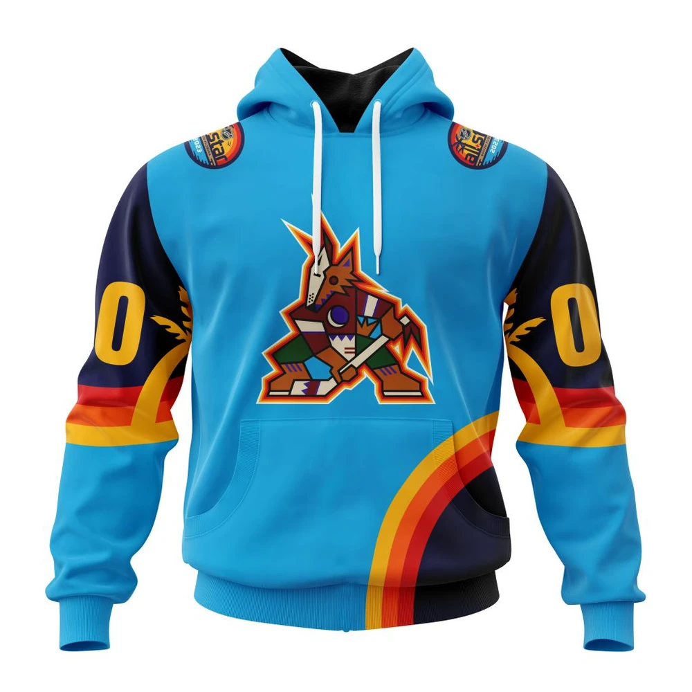 Arizona Coyotes Special All-Star Game Design With Atlantic Ocean All Over Print Hoodie Style 80291