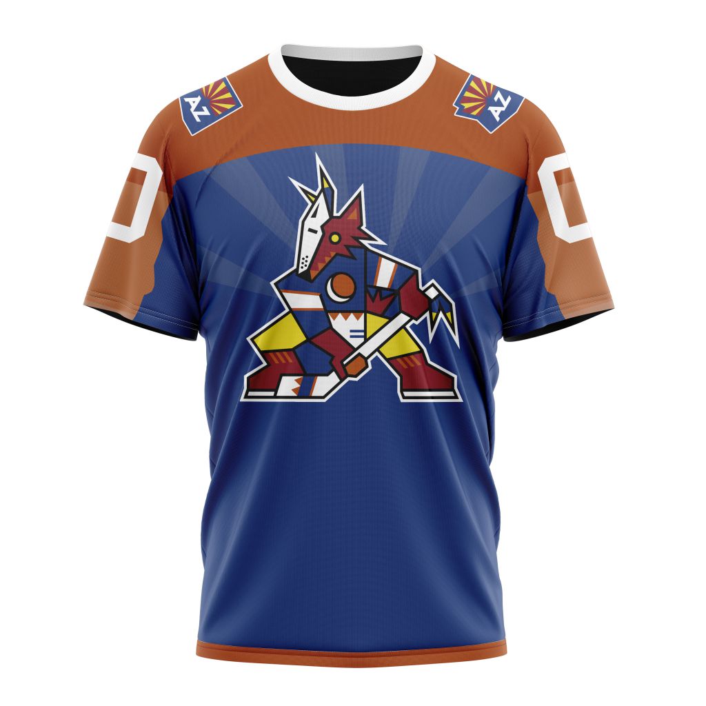 Arizona Coyotes Special City Connect Design 02 Personalized Name And Number T-Shirt Oregontrailrvpk Shirt