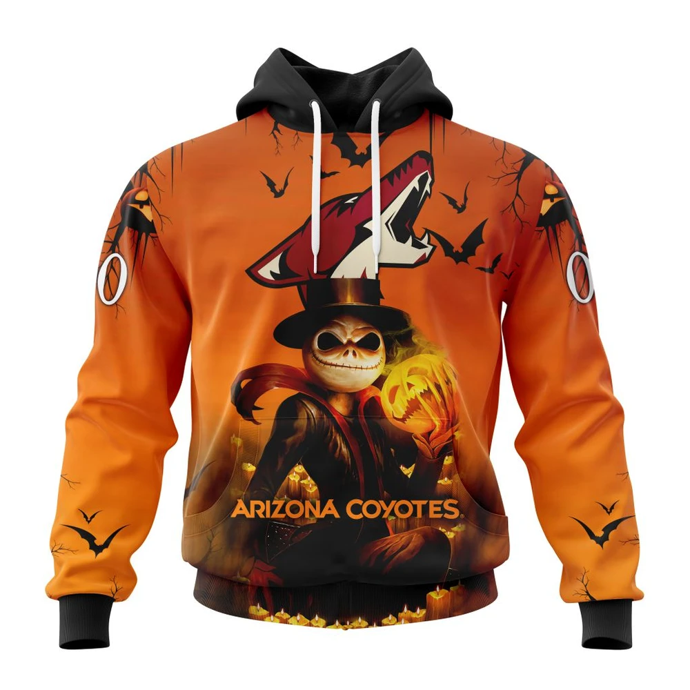 Arizona Coyotes Special Halloween Concepts All Over Print Hoodie Style 85098