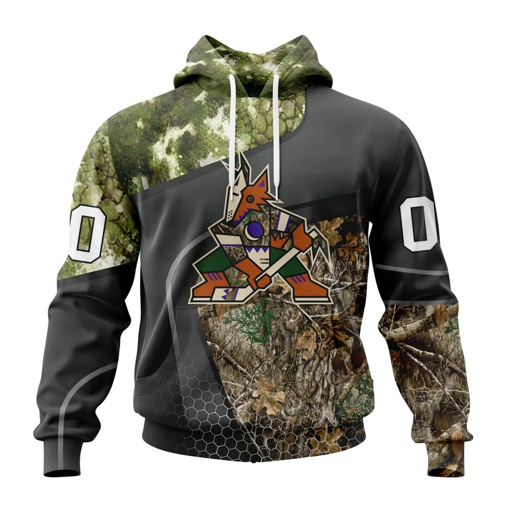 Arizona Coyotes Special Hunting Camo Design All Over Print Hoodie Style 93822