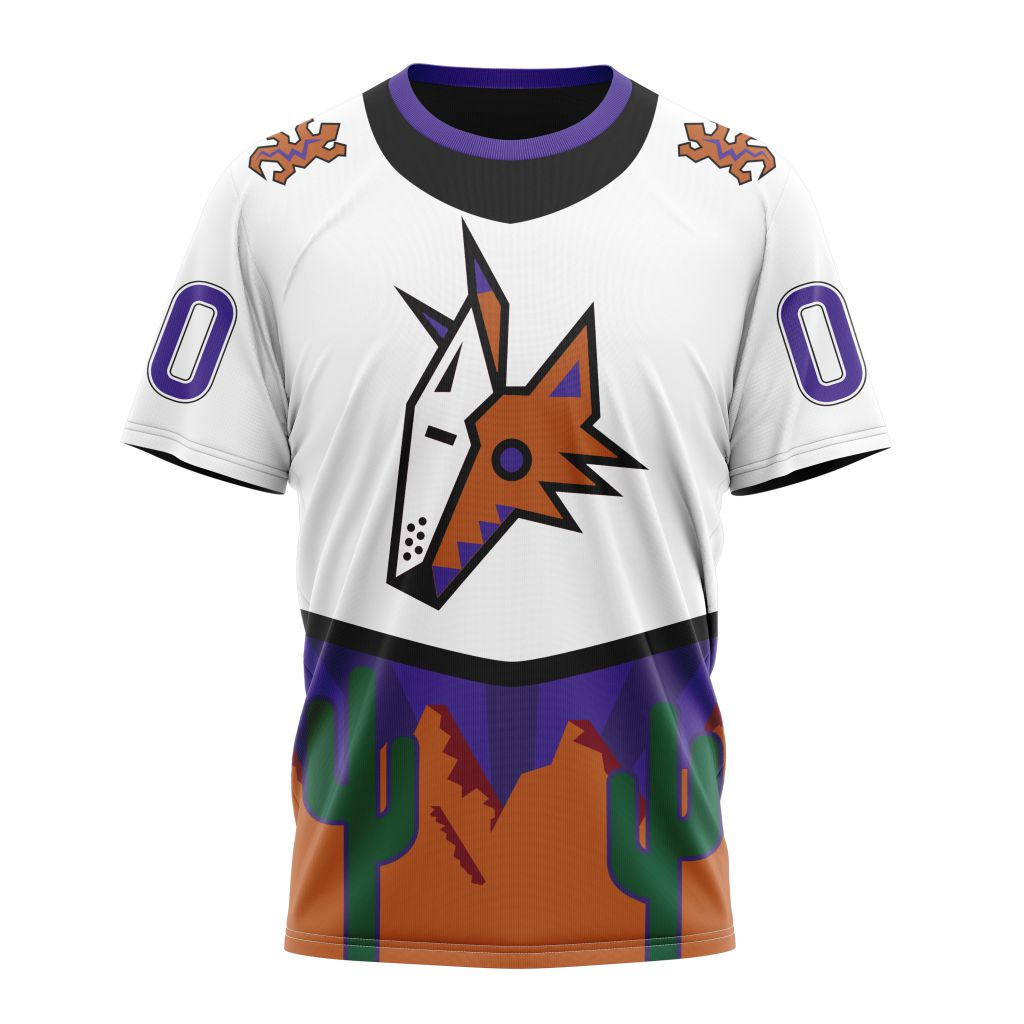 Arizona Coyotes Special Reverse Retro Redesign Personalized Name And Number T-Shirt Oregontrailrvpk Shirt