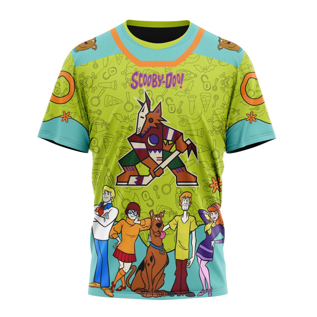 Arizona Coyotes Special Scooby Doo Design 01 Personalized Name And Number T-Shirt Oregontrailrvpk Shirt