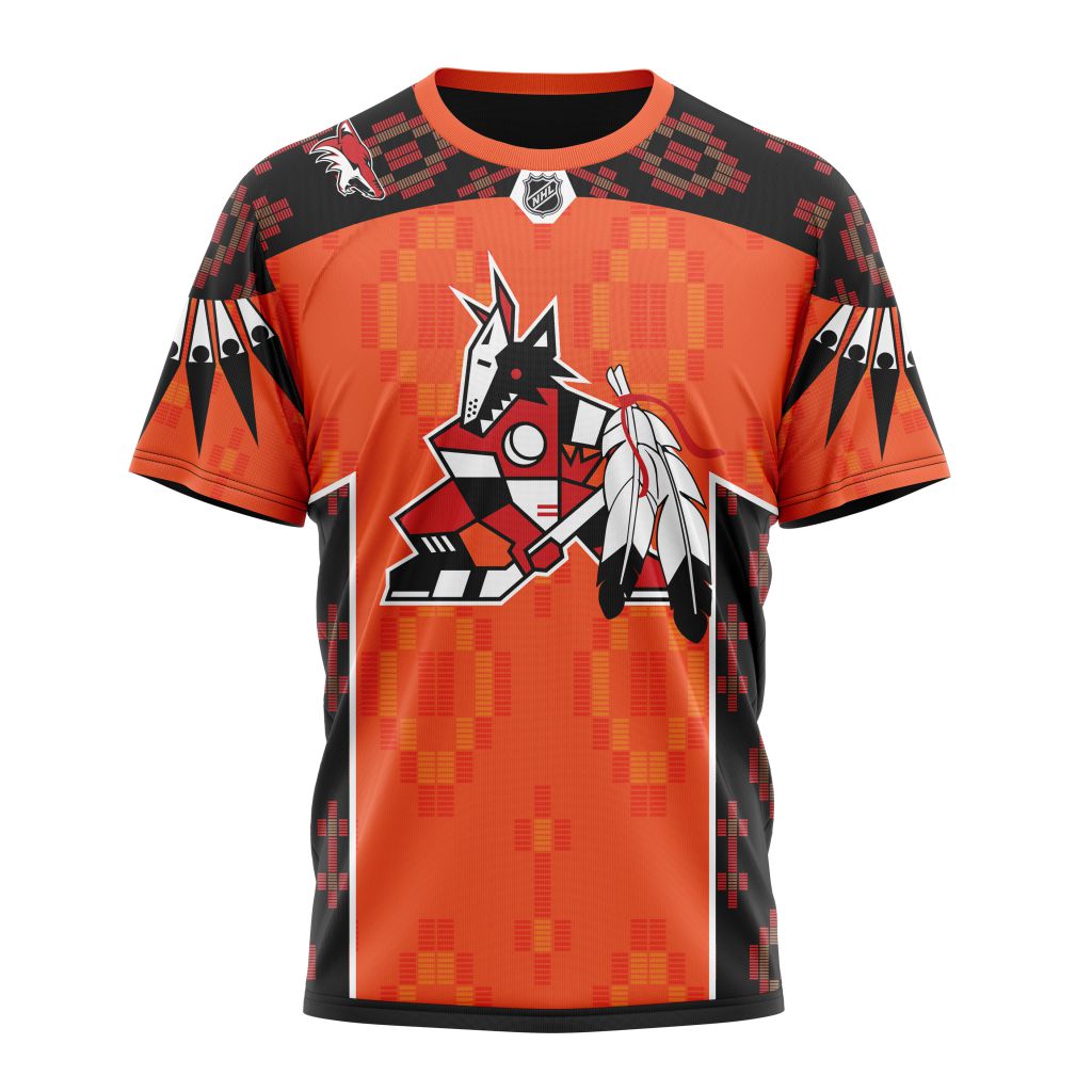 Arizona Coyotes Specialized Design Support Child Live Maters Personalized Name And Number T-Shirt Oregontrailrvpk Shirt